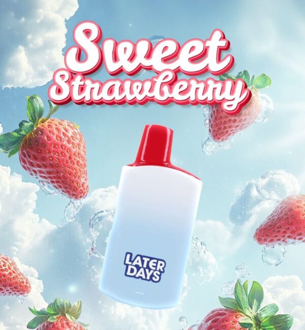 later days sweet strawberry disposable