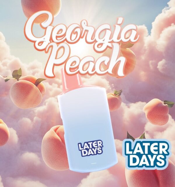 later days georgia peach disposable