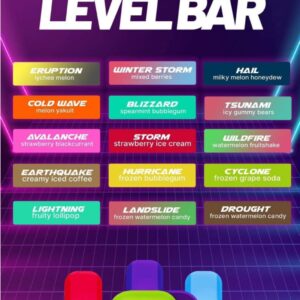 level bar vape