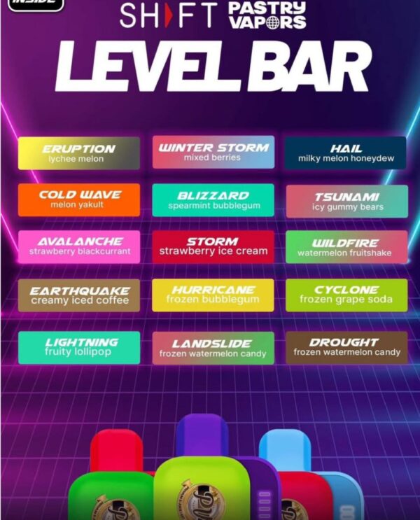 level bar vape